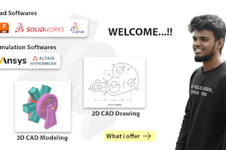 do 3d cad modeling, 2d drawings and structural analysis