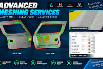 do advance meshing with quality criteria