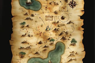 create your fantasy map, worldmap, battlemap for dnd etc