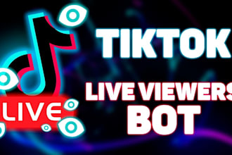 develop tiktok live streaming bot, apple music youtube streaming bot, twitch bot