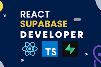 build a modern react app with seamless supabase integration