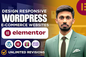 be your elementor pro expert for wordpress or woocommerce website