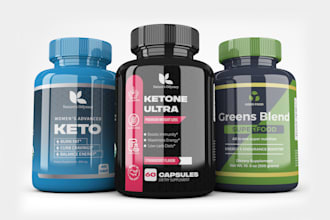 do supplement label design,  label design