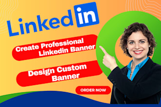 design professional linkedin banner and facebook