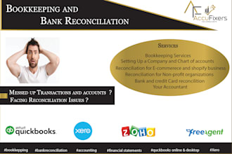 do bookkeeping and bank reconciliation in quickbooks xero zoho freeagent