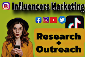 do influencer research and outreach for influencer marketing