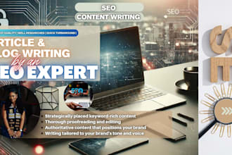 write quality SEO articles for tech, saas, fintech, ai