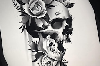 create custom tattoo design, tattoo sleeve