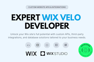 build advanced wix sites with velo and apis
