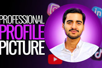 create professional profile picture youtube instagram linked facebook tiktok