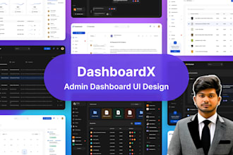 design a professional dashboard UI UX for web or app