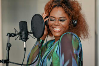 write and sing in german or spanish, rap, acapella, pop, edm, background vocal