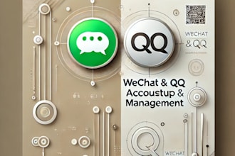set up and manage your wechat, qq account