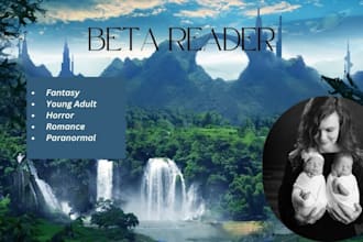 beta read and give honest feedback to your fantasy manuscript