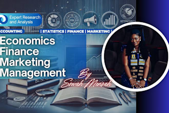 help in finance, economics, marketing and management