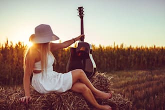be acoustic guitarist, pianist for christian country pop song as female singer