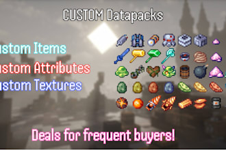 code a custom minecraft datapack