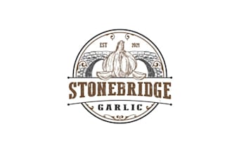 design magnificent gorgeous natural garlic logo