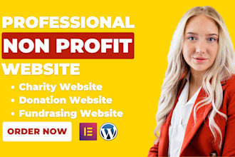 nonprofit website for charity, donation, fundraising, 501c3 crowdfunding and ngo