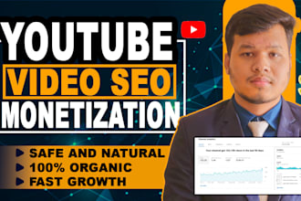 be your channel manager as youtube SEO expert amazing result