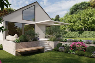 perform landscape design,backyard,garden design,image renderings,3d modeling,cgi
