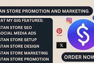 do stan store promotion, stan store marketing, stan store sales
