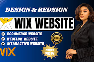 design redesign custom wix website design, wix studio, bug fix, figma react js