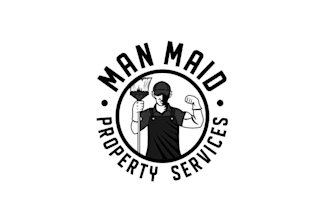 design update cleaning and lawn care logo