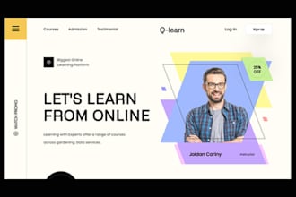 build lms website educational website and elearning website with learndash