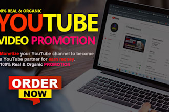 do organic youtube video promotion for channel growth