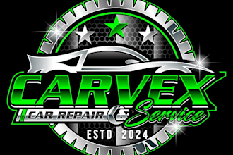 design unique car repair logo