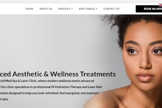 build a medical spa wordpress website that drives more bookings