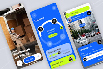 develop on demand delivery app, courier parcel delivery website, uber clone app