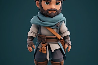 draw 2d game character design and animation