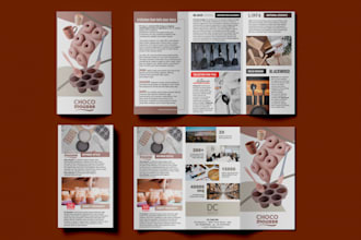 design a brochure and leaflet