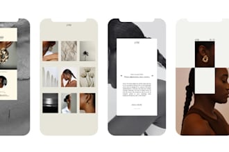 create a minimal, aesthetic, and elegant ig story