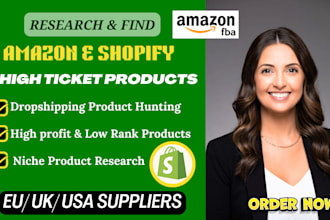 do high ticket amazon fba product hunting eu US UK dropshipping product research