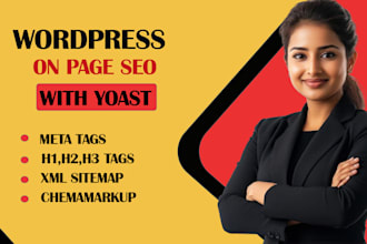 do SEO optimization,yoast wordpress  meta tags, sitemaps