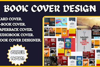 design a professional book cover, ebook cover, or  kindle cover design