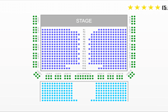 interactive seating chart with svg attribute customized