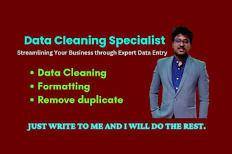 clean and organize your excel or CSV data
