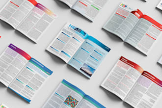 design magazine, catalog, portfolio or lookbook