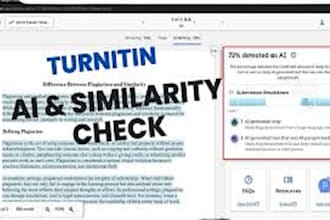 generate similarity and ai reports for your documents
