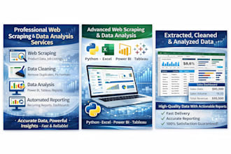 web scraping, data cleaning and analysis