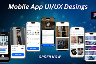 design a modern UI UX mobile app in figma