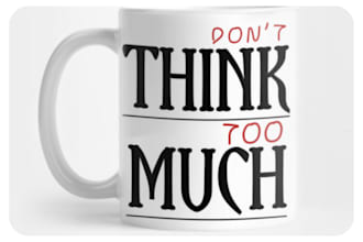 make customize typography mug