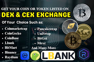 do fast coin or token listing approval on crypto exchange platform cmc, cg, bnb