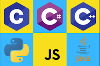 do programming in java, cpp programming, c sharp programming
