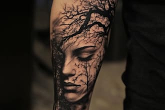 make professionally design your sleeve tattoo