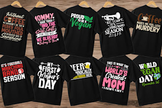 do minimalist custom typography designs for merchandise